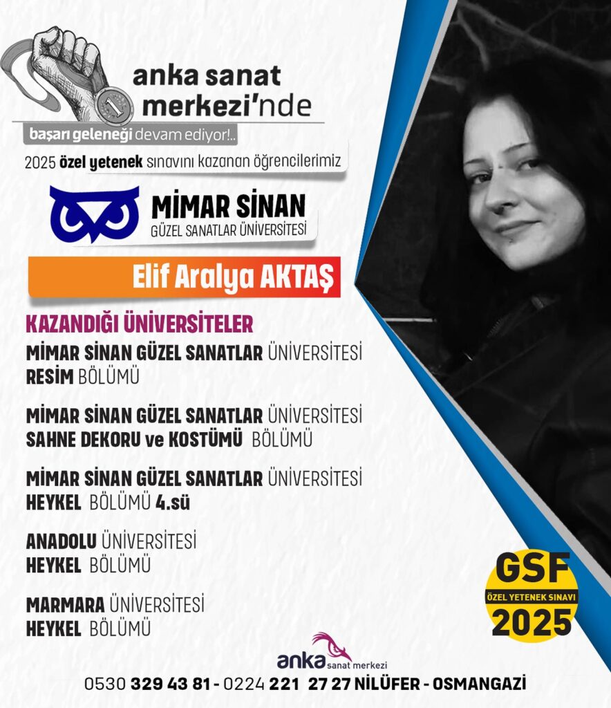 2025 ÖZEL YETENEK SINAVINI kazanan öğrencimizi tebrik ediyoruz 👏 👏 👏